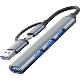 USB-хаб Dynamode DM-UH-312AC Gray