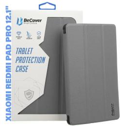 Чохол-книжка для планшета BeCover Smart Case для Xiaomi Redmi Pad Pro 12.1 Gray (711302)