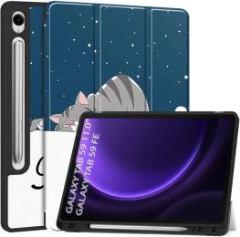Чохол-книжка для планшета BeCover Flexible TPU Mate для Samsung Galaxy Tab S9 (SM-X710/SM-X716) /S9 FE (SM-X510/SM-X516B) 11.0 Good Night (BC_712535)