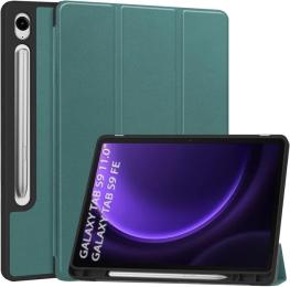 Чохол-книжка для планшета BeCover Flexible TPU Mate для Samsung Galaxy Tab S9 (SM-X710/SM-X716) /S9 FE (SM-X510/SM-X516B) 11.0 Dark Green (BC_712529)