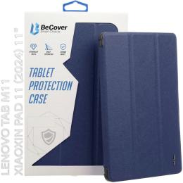 Чохол-книжка для планшета BeCover Soft Edge для Lenovo Tab M11 (2024) TB-TB330FU/Xiaoxin Pad 11 (2024) Deep Blue (712539)