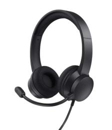 Накладні навушники TRUST Ayda USB-ENC PC headset Black