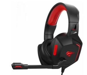 Накладні навушники Havit HV-H657d Black Red