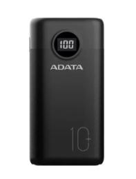 Зовнішній портативний акумулятор ADATA P10000QCD 10000 mAh 22.5W Black (AP10000QCD-DGT-CBK)