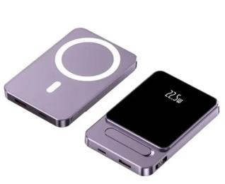 Зовнішній портативний акумулятор Infinity Power Bank A77 MagSafe 10 000 mAh Purple 22,5W