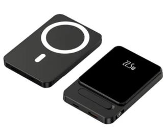 Зовнішній портативний акумулятор Infinity Power Bank A77 MagSafe 5000 mAh Black 22,5W