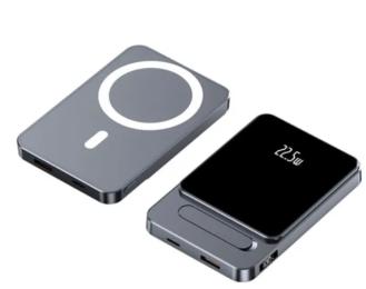 Зовнішній портативний акумулятор Infinity Power Bank A77 MagSafe 5000 mAh Gray 22,5W