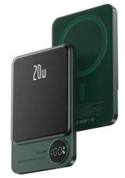 Зовнішній портативний акумулятор Infinity Power Bank Q9 MagSafe 5000 mAh Dark Green 20W