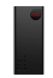 Зовнішній портативний акумулятор Baseus Adaman Digital Display Fast Charge Power Bank 40000mAh Black (PPAD020101) 22.5W