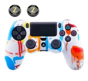 Накладки для геймпада Infinity Anti-slip PlayStation 4 DualSense PS4 White Print