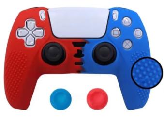 Накладки для геймпада Infinity Anti-slip PlayStation 5 DualSense PS5 Blue Red