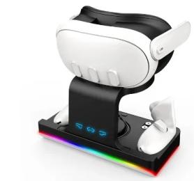 Док-станція Infinity RGB для Meta Quest 3 Oculus VR Black