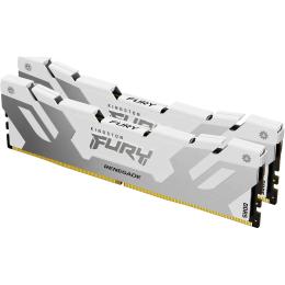 Оперативна память Kingston FURY 64GB (2x32GB) DDR5 6400 MHz Renegade Silver White (KF564C32RWK2-64)
