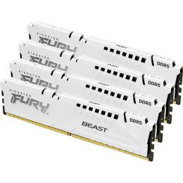 Оперативна память Kingston FURY 128GB (4x32GB) DDR5 5600 MHz Beast White (KF556C40BWK4-128)