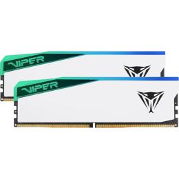 Оперативна память Patriot 64GB (2x32GB) DDR5 6200 MHz Viper Elite 5 RGB White (PVER564G62C42KW)