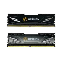 Оперативна память ATRIA 32GB (2x16GB) DDR4 3600 MHz Fly Black (UAT43600CL18BK2/32)