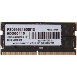 Оперативна память Patriot 16GB SO-DIMM DDR5 4800 MHz Signature Line (PSD516G480081S)