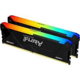 Оперативна память Kingston FURY 16GB (2x8GB) DDR4 3200 MHz Beast RGB (KF432C16BB2AK2/16)