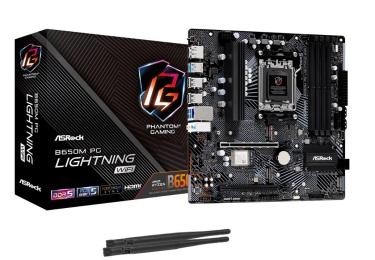 Материнська плата ASRock B650M PG Lightning Socket AM5