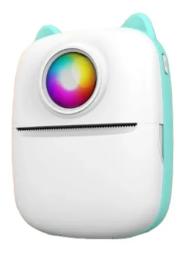 Фотопринтер Infinity Phomemo X2 Cat Portable Mini Blue + 1 рулон білого паперу