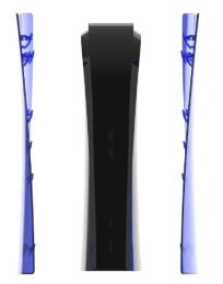 Змінна панель для Sony Playstation Infinity Hard Replacement Panels Plate Shell для PS5 Transparent Blue