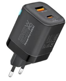 Адаптер живлення для телефона Promate PowerPort-25AC Black (powerport-25ac.black)