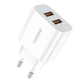 Мережевий зарядний пристрій для телефона Foneng EU45 White (EU45-CH-TC) + кабель USB Type C
