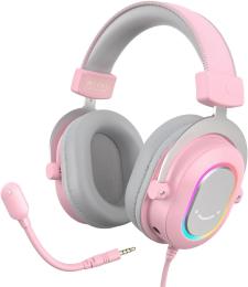 Накладні навушники Fifine H6P RGB Pink