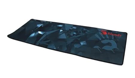 Килимок для мишки Voltronic Bloody Handprint Black Gray 300*800 тканевый с боковой прошивкой, толщина 3 мм.