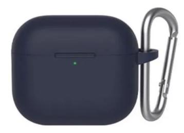 Чохол для навушників Blueo Liquid Silicone Case for Airpods 3 Sea Blue