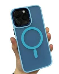 Чохол-накладка Infinity MagSafe Space Color для iPhone 14 Pro Max Blue