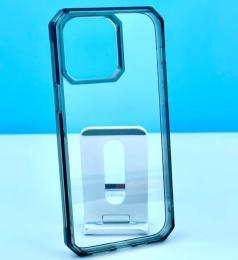 Чохол-накладка Infinity Octagon Crystal для iPhone 14 Pro Max Transparent Green