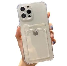 Чохол-накладка Infinity Silicon для iPhone 14 Pro Max Transparent з карманом