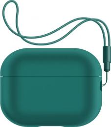 Чохол для навушників ArmorStandart Silicone Case with straps для Apple Airpods Pro 2 Dark Green (ARM68612)