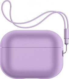 Чохол для навушників ArmorStandart Silicone Case with straps для Apple Airpods Pro 2 Pink Purple (ARM68613)