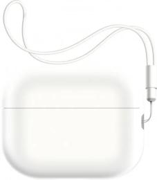 Чохол для навушників ArmorStandart Silicone Case with straps для Apple Airpods Pro 2 White (ARM68618)
