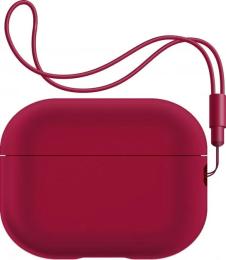 Чохол для навушників ArmorStandart Silicone Case with straps для Apple Airpods Pro 2 Wine Red (ARM68620)