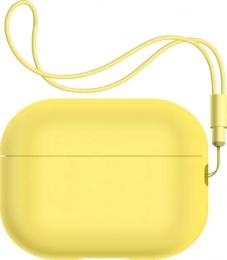 Чохол для навушників ArmorStandart Silicone Case with straps для Apple Airpods Pro 2 Yellow (ARM68619)