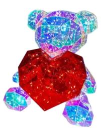 Нічник Infinity Bear Teddy 30см №2