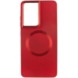 Чохол-накладка EpiK Bonbon Metal Style with MagSafe для Samsung Galaxy S24 Ultra Red