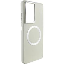 Чохол-накладка EpiK Bonbon Metal Style with MagSafe для Samsung Galaxy S24 Ultra White