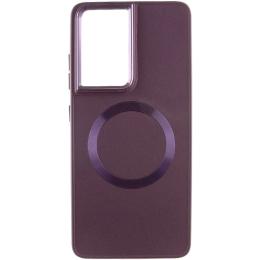 Чохол-накладка EpiK Bonbon Metal Style with MagSafe для Samsung Galaxy S24 Ultra Plum