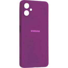 Чохол-накладка Infinity Silicone Case Full для Samsung A06 (A065) Grape