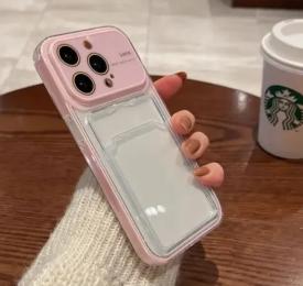 Чохол-накладка Infinity Large Silicon для iPhone 14 Pro Max Pink карман