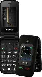 Кнопковий телефон Sigma Comfort 50 Shell Duo Type-C Black