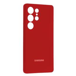 Чохол-накладка Infinity Silicone Case Full для Samsung S25 Ultra Red