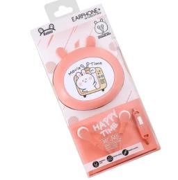 Дротові навушники Infinity Happy Time Rabbit MC-140 Pink