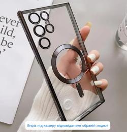 Чохол-накладка Infinity Magnetic для Samsung S24 Plus Black + захист камери