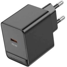 Адаптер живлення для телефона Borofone BAS15A Erudite USB-C PD30W Black