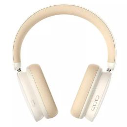Накладні навушники Baseus Bowie H1 Cream White Noise-Cancellation Wireless (NGTW230202) (Вживаний)